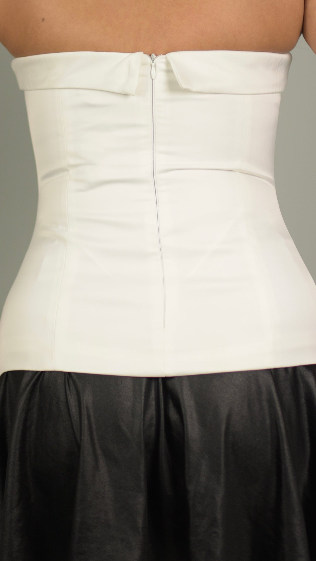 Adiva - White Corset Top