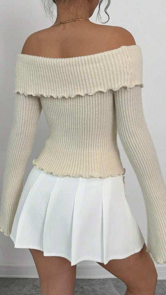Elsa - Petal Whisper Knit Top