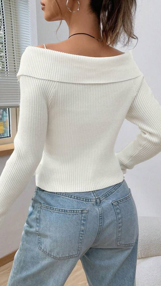 Zara - Ribbed Zip-Up Top