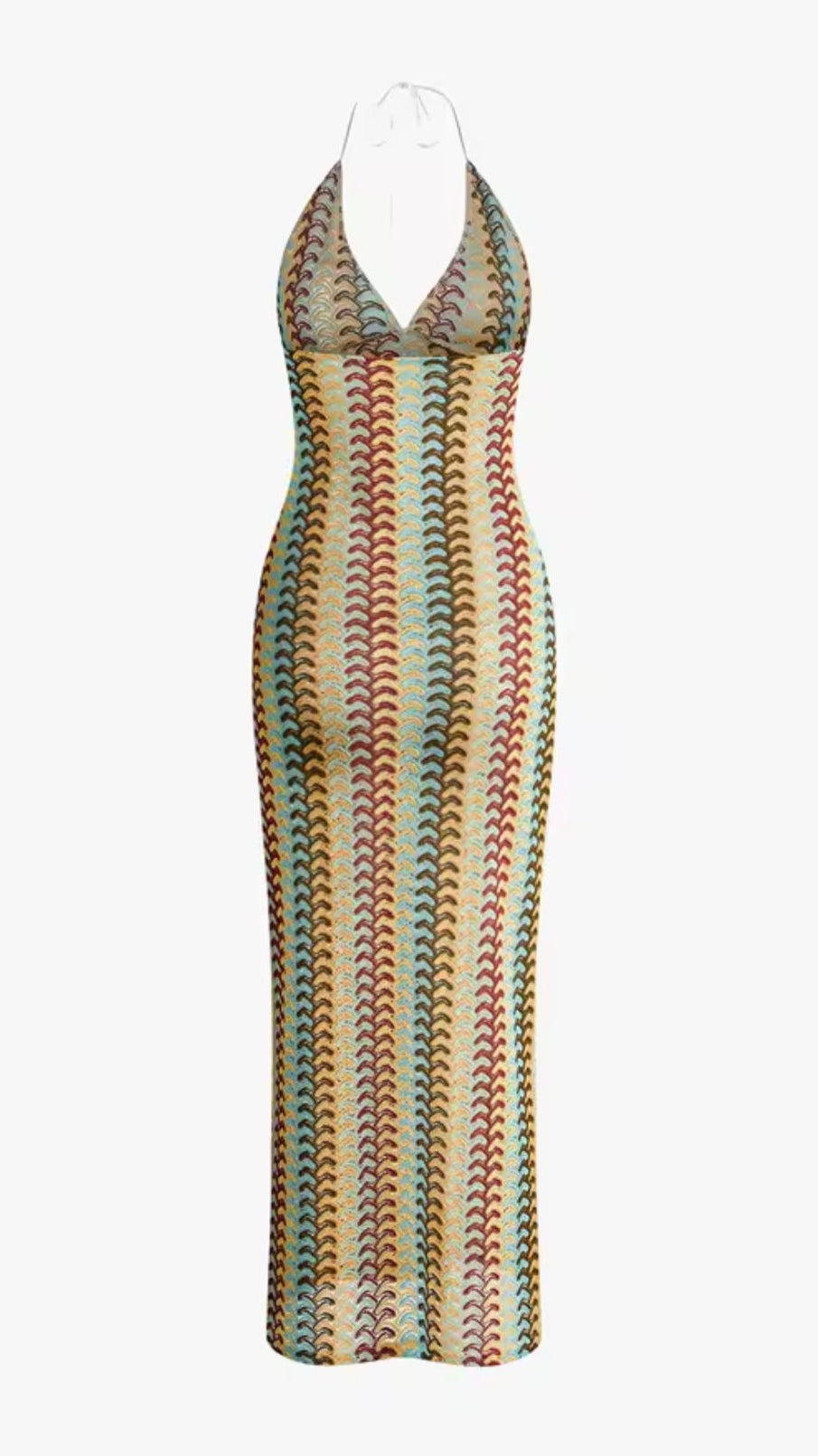 Hana Multicolour Knit Maxi Dress
