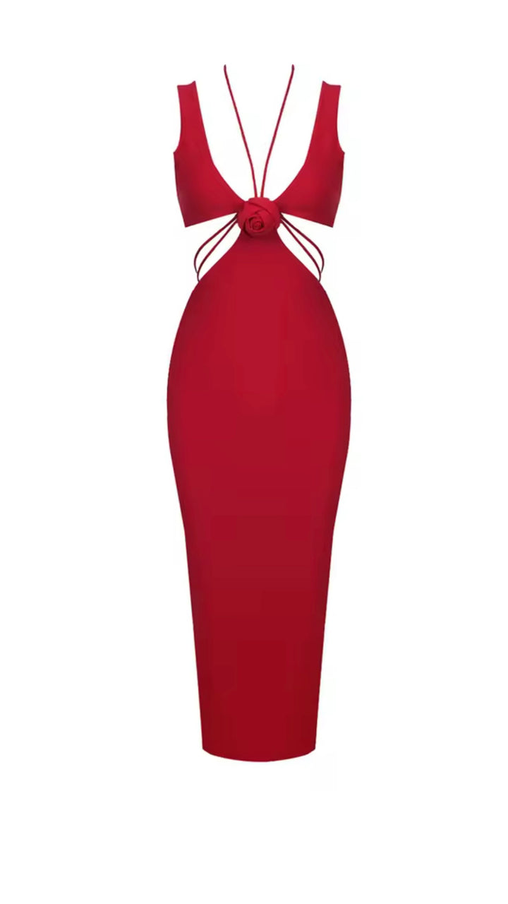 Jolene - Cut-Out Midi Dress